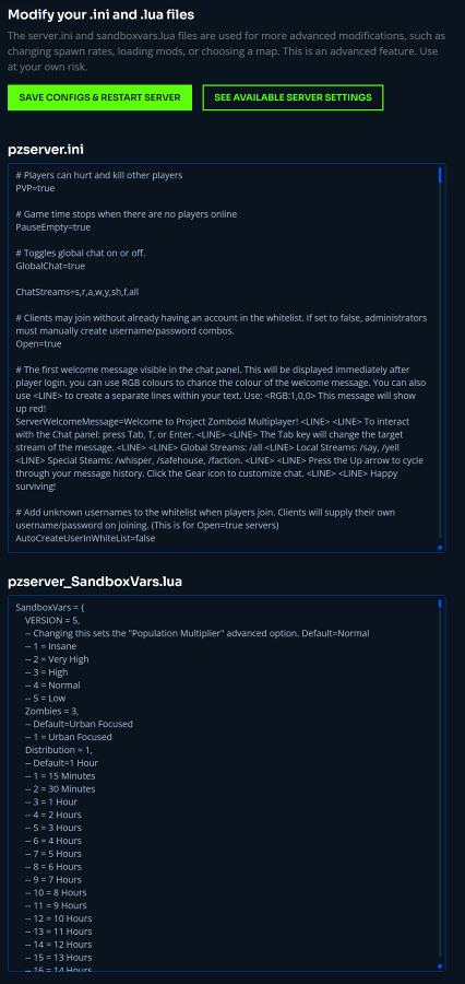 Project Zomboid: How to Configure Sandbox Settings