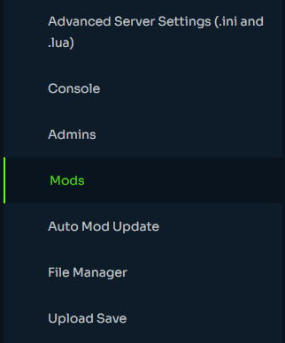 Indifferent Broccoli Dashboard Mods tab option